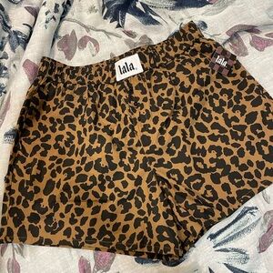 NWT! Dressed in Lala boxers, cheetah print, size XL